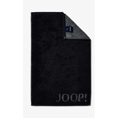 JOOP! Classic Doubleface Ručníky černá Hostovský ručník 30 x 50 cm