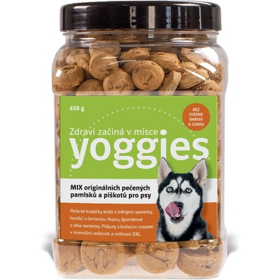 Yoggies MIX pečených pamlsků pro psy 650 g