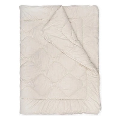 Vlnka Základná letná prešívaná prikrývka s ovčou vlnou Merino 220x200