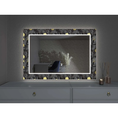 Artalo LED zrkadlo s dekorom D5 70 x 50 cm