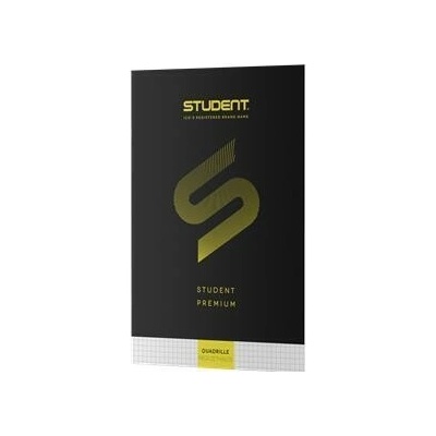 ICO Sešit Student Premium 81 32 černá A4 čtverečkovaný