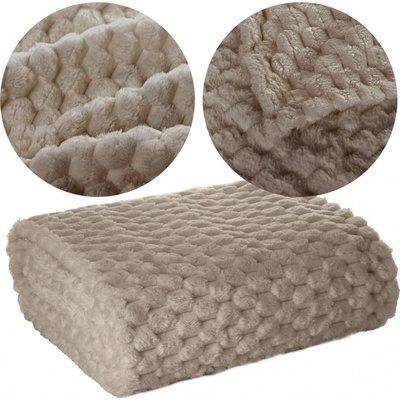 Eurofirany deka polyester béžová 170x210