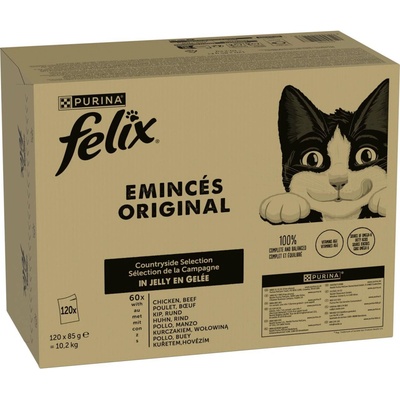 Jumbobalenie: Felix Classic 120 x hovädzie kura 85 g