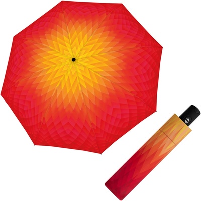 Doppler Carbonsteel Magic Fusion dámský plně automatický deštník červeno žlutý