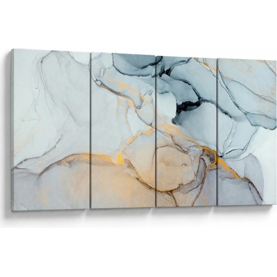 Obraz - Mramor, štvordielne 160x80 cm
