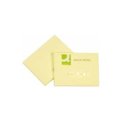 Q-CONNECT Bloček Q-CONNECT žltý 76x102mm (QC001410)