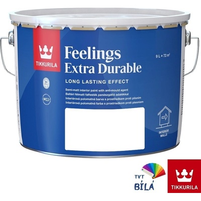 TIKKURILA FEELINGS EXTRA DURABLE 9 l bílá