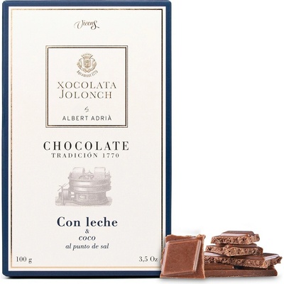Torrons Vicens Mléčná čokoláda s kokosem a špetkou soli 100 g