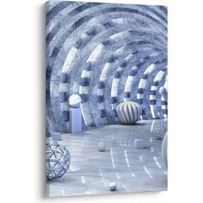 Obraz - 3D abstrakcia, jednodielny 60x90 cm