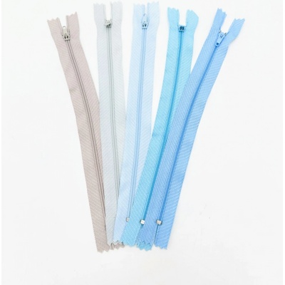 Spirálový zip šíře 3 mm délka 20 cm - odstíny modré a šedé Varianta: 5
