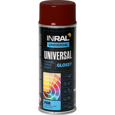 TEGRA INRAL univerzálny email v spreji 400 ml – červená purpurová (RAL 3004)
