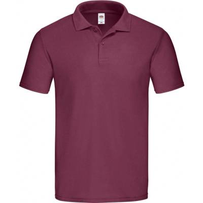 Fruit of the Loom polokošeľa Original Polo bordová