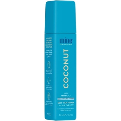 MineTan PĚNA NA OPALOVÁNÍ COCONUT Samoopalovací pěna na tělo Dark 200 ml