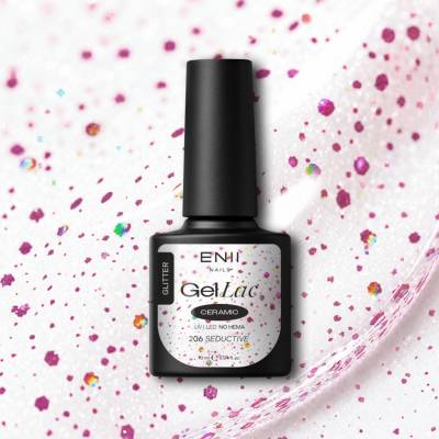 ENII NAILS Gel lak Ceramic 206 Seductive 10 ml