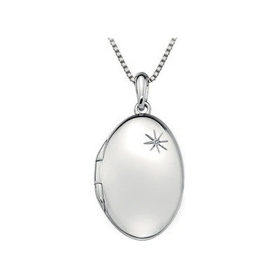 Hot Diamonds Memoirs Oval Locket DP493