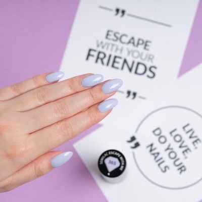 SEMILAC 365 Escape with me Lak Hybridní Světle Lila Fialová 7 ml