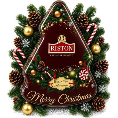 RISTON Merry Christmas Maroon plech 85 g