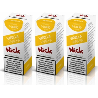 Nick VANILLA 10 ml 16 mg 3 ks