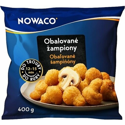 Nowaco Obalované žampiony 400g