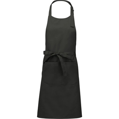 Kariban Zástěra K885 s laclem COT20K88567099-dark grey Šedá tmavá