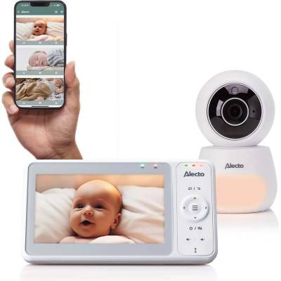 Alecto DVM2060 dětská videochůvička s WoFi kamerou, 5" barevný displej