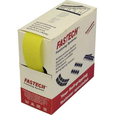 FASTECH® B30-STD-L-020805 pásek se suchým zipem, k našití, flaušová část, (d x š) 5 m x 30 mm, žlutá, 5 m