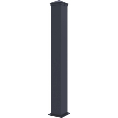 Sloupek G21 pro plotové pole 10x89 cm s patkou, antracitový