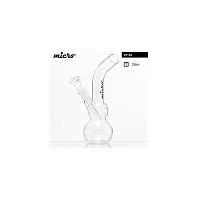 Micro Skleněný bong Hit 22 cm – Hledejceny.cz