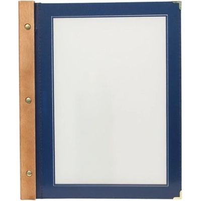 SECURIT Jedálny lístok Wood Line A4 - modrá MC-WRA4-BU