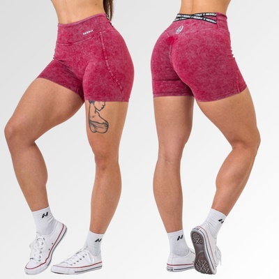 Nebbia legínové šortky s vysokým pásom Hammies 615 red