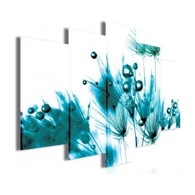 Obraz na plátne viacdielny - OB3500 - Tyrkysová tráva 100cm x 60cm - S17