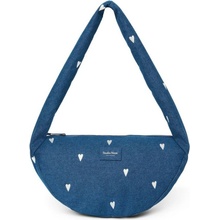 Studio Noos Denim Mini Cross Body Bag Dark Blue White Hearts