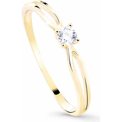 Cutie Jewellery něžný třpytivý ze zlata Z8027 10 X 1