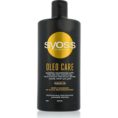 Syoss Oleo Care šampon na suché vlasy 500 ml