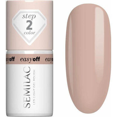 Semilac Easy Off Step 2 gelový lak na nehty s použitím UV/LED lampy odstín Caffe Frappe 7 ml