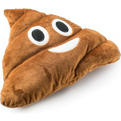 OOTB.de Polštář emoji Hovínko Poop Hnědý s úsměvem světlejší 31 – Hledejceny.cz