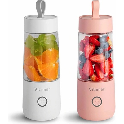 Vitamer Smoothie cestovní s USB 350 ml Bílá