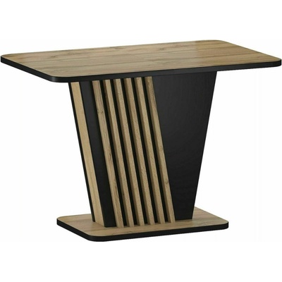 Signal Jedálenský stôl NEVIO, dub artisan / ČIERNA 125(170)X75