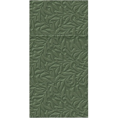 Airlaind Vrecká na príbory Unicolor dark green 25 ks 40x40cm