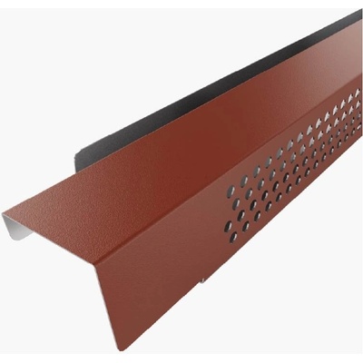 BRATEX Větrací pás hřebene, horní lišta F23 757 / RAL 3009