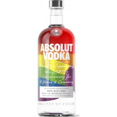 Absolut Rainbow Limited 40 % 1 l (holá láhev)