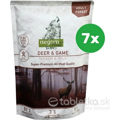 Isegrim Dog Adult Deer & Game 7 x 410 g