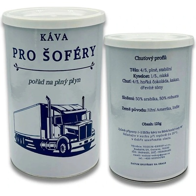 Haniell Dárková káva Pro šoféry 125 g