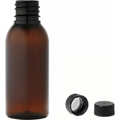 Via Plastová lahvička hnědá s černým uzávěrem 35 ml