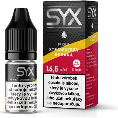 SYX NS Strawberry Banana 10 ml 16,5 mg
