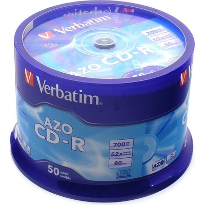 Verbatim CD-R 700MB 52x, spindle, 50ks (43343)