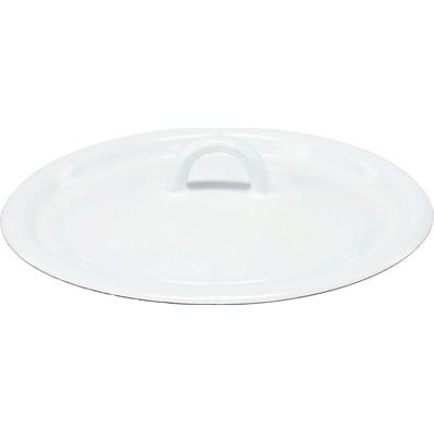 Pro-Tech shop Pokrievka smaltovaná biela 18cm 68527