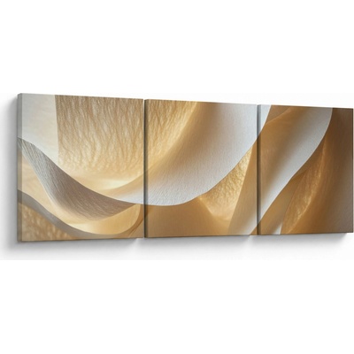 Obraz - Papírová struktura, třídílný 120x40 cm