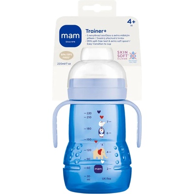Mam Dětská lahev Trainer 4m+ různé druhy 220 ml