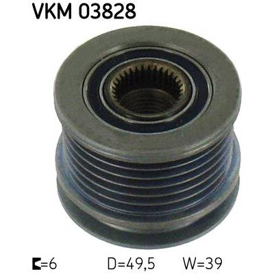 Voľnobeżka alternátora SKF VKM 03828